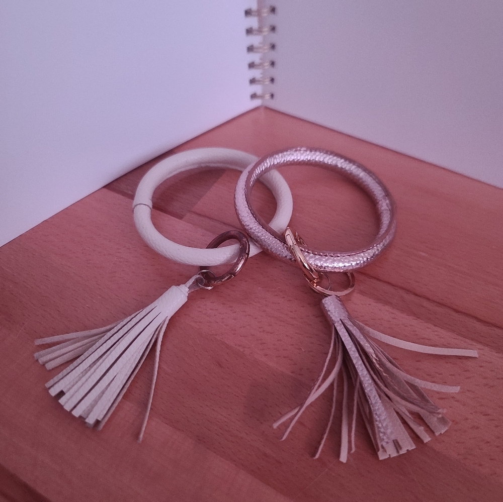 Bangle Keychains with Tassels